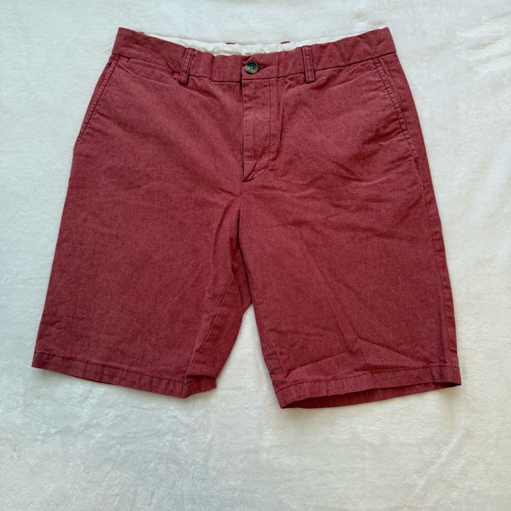 Old Navy Red Flat Front Shorts Classic Style